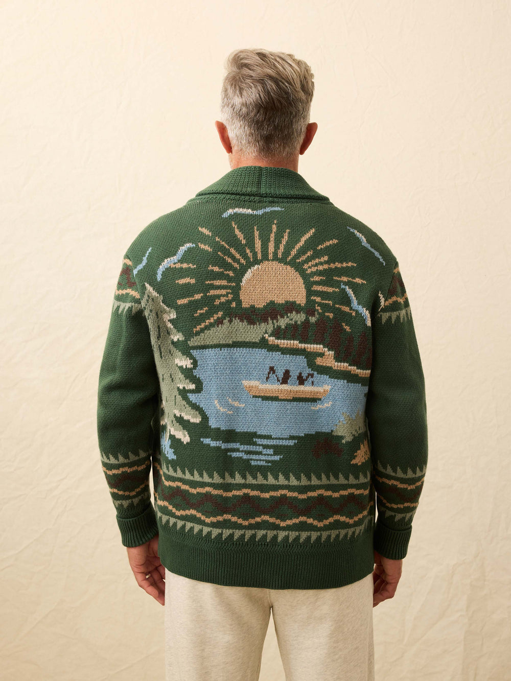 Faherty Men's Camp Cardigan