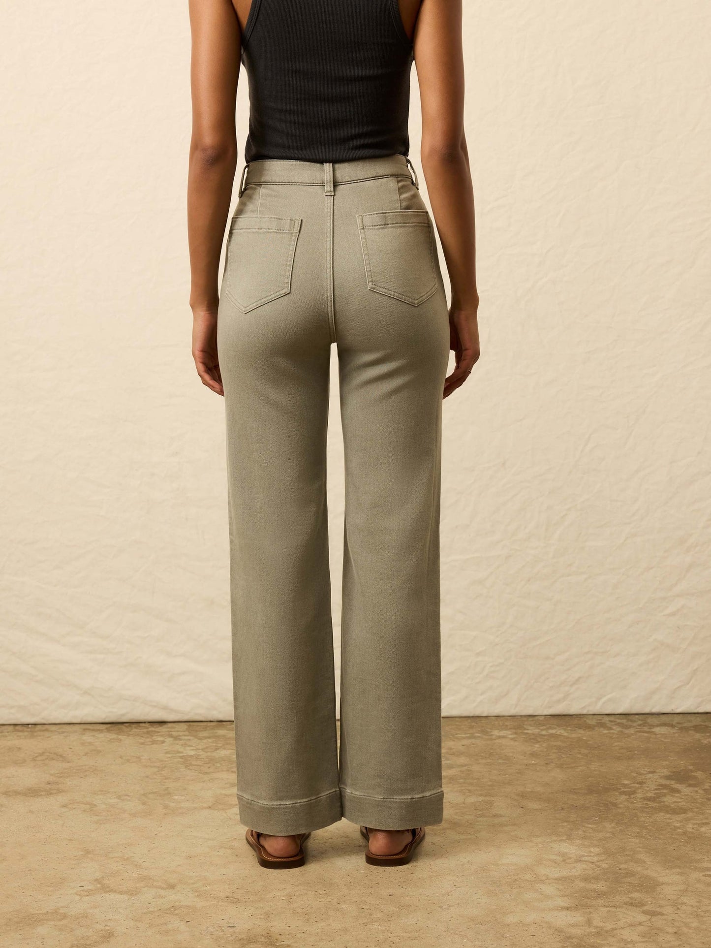 Faherty Women's Stretch Terry Patch Pocket Pant