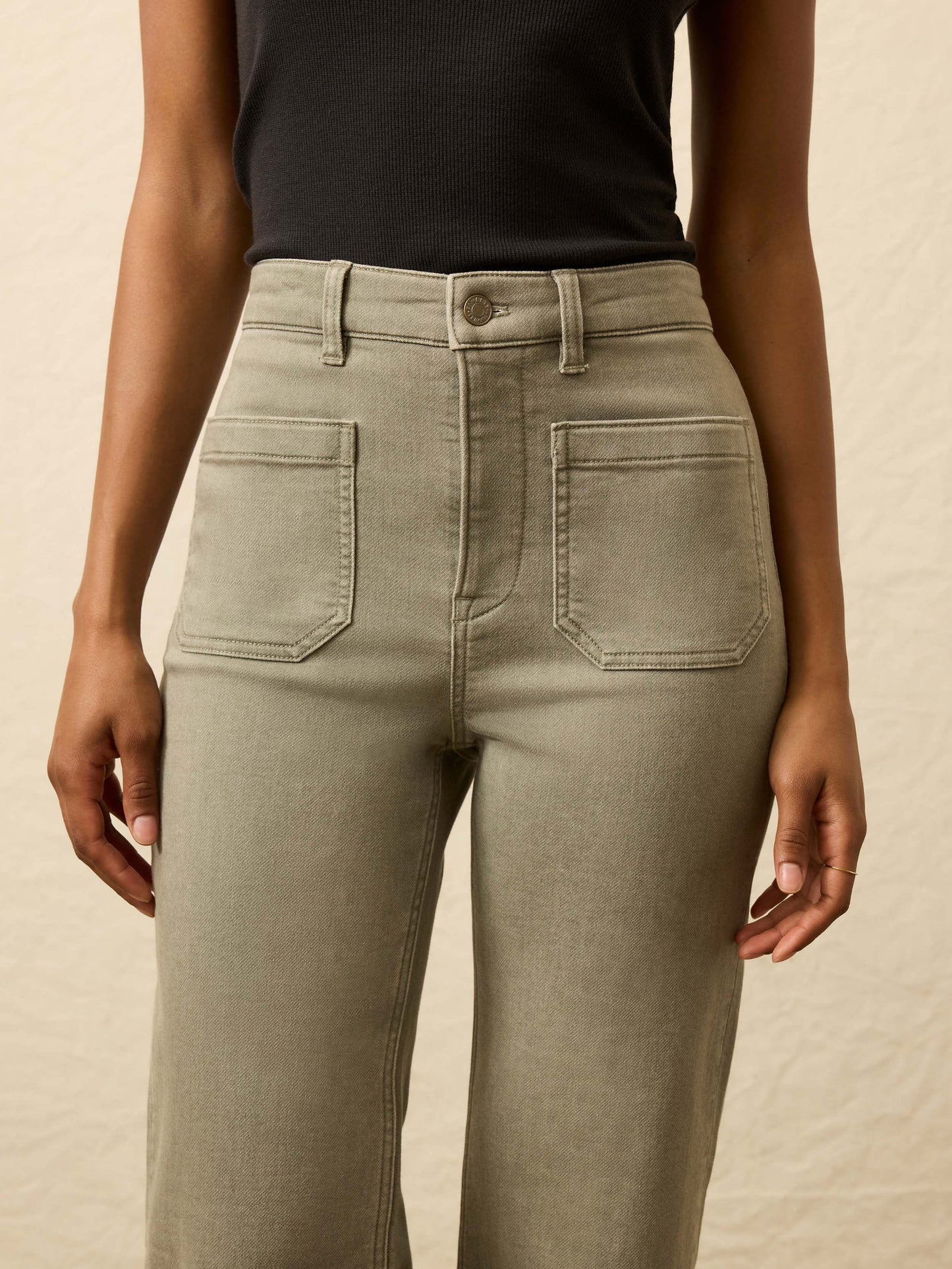 Faherty Women's Stretch Terry Patch Pocket Pant