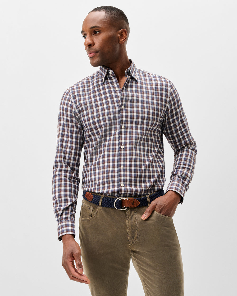 Johnnie-O Oaks Bluffs Plaid Dress Shirt