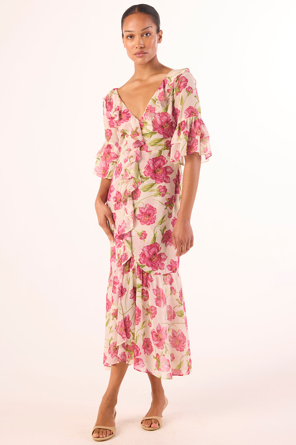 misa midi dress Madeline Web Collection: Black Theme Wedding Size:Free size printed stretch cotton poplin Women's Sdb Jumper Top