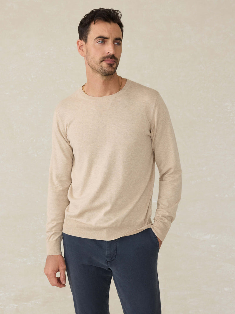 Faherty Men's Movement Crewneck Sweater