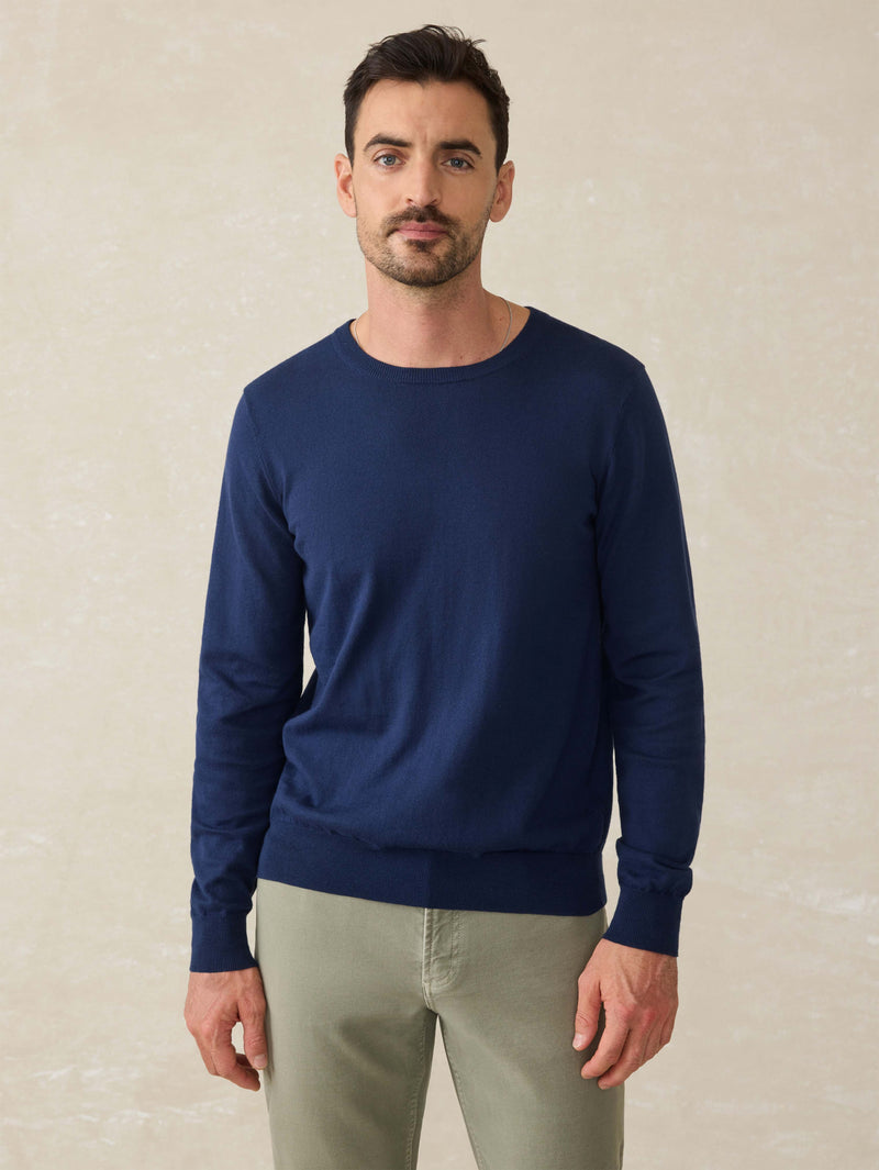 Faherty Men's Movement Crewneck Sweater