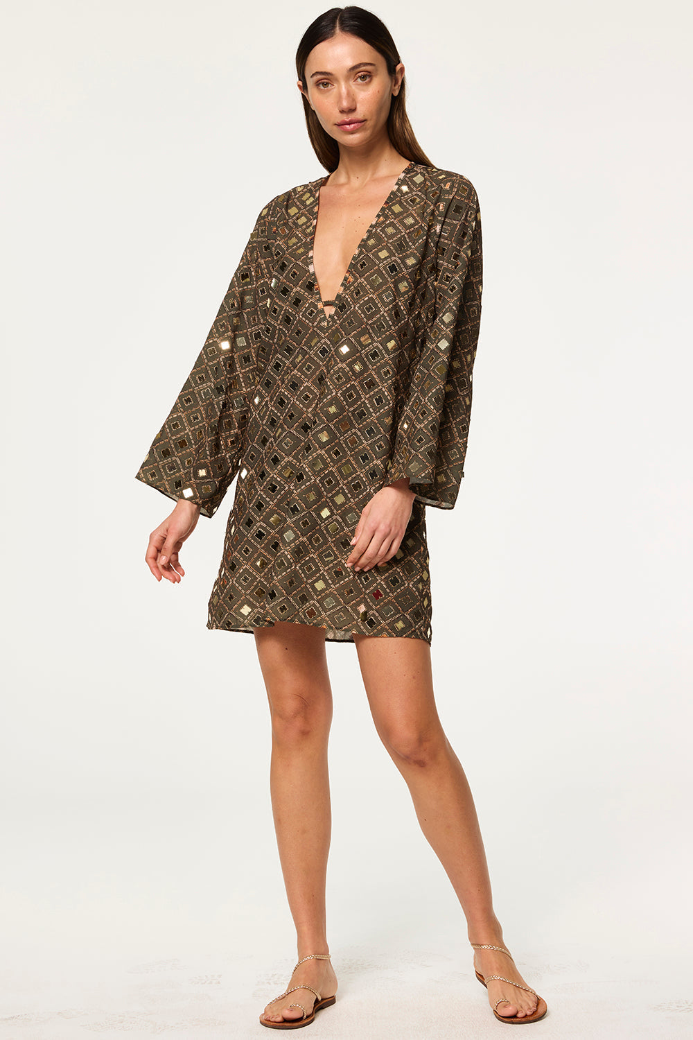 MISA Nuala Dress - Mirrored Tile