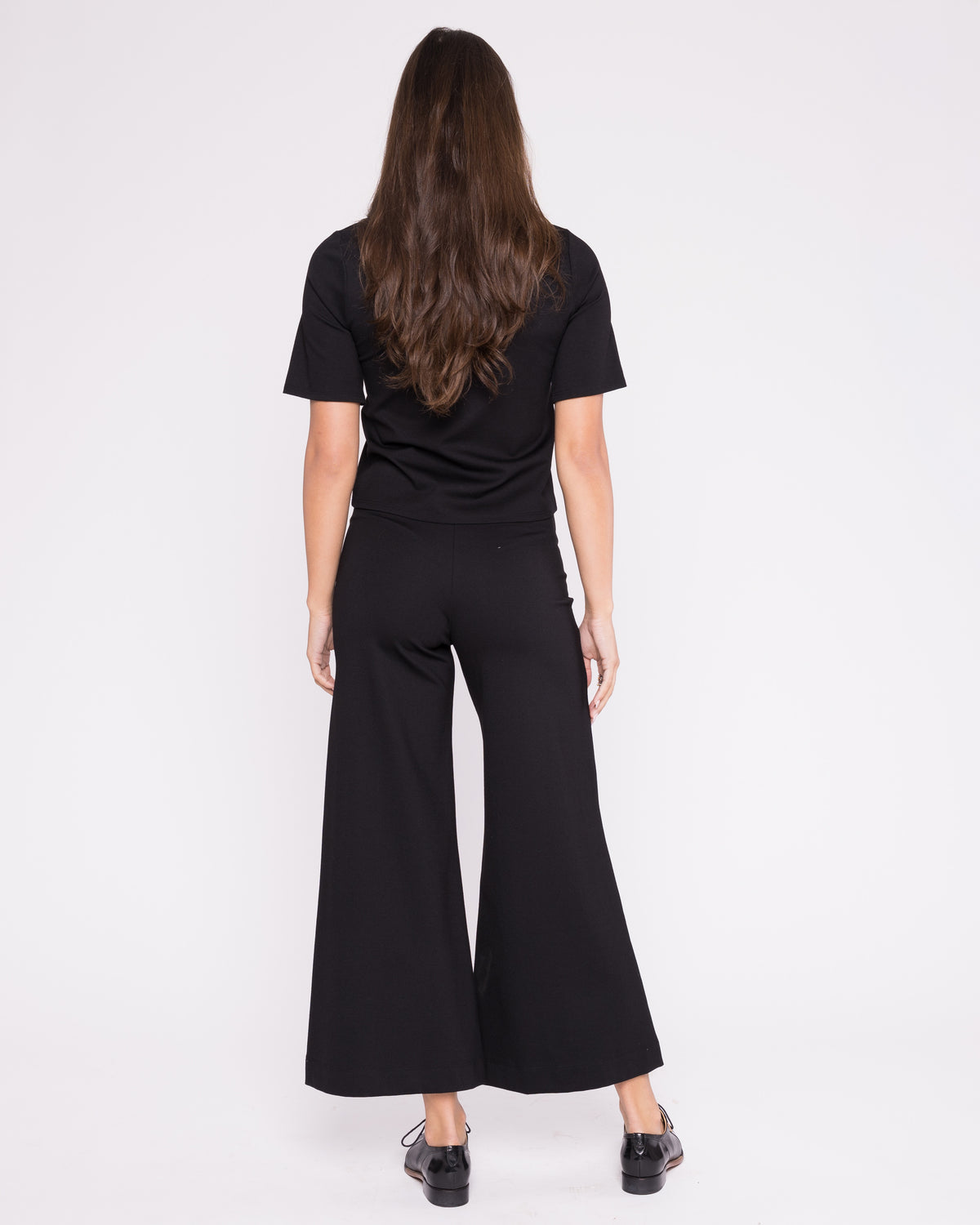 Ripley Rader Cropped Ponte Knit Wide Leg Pant