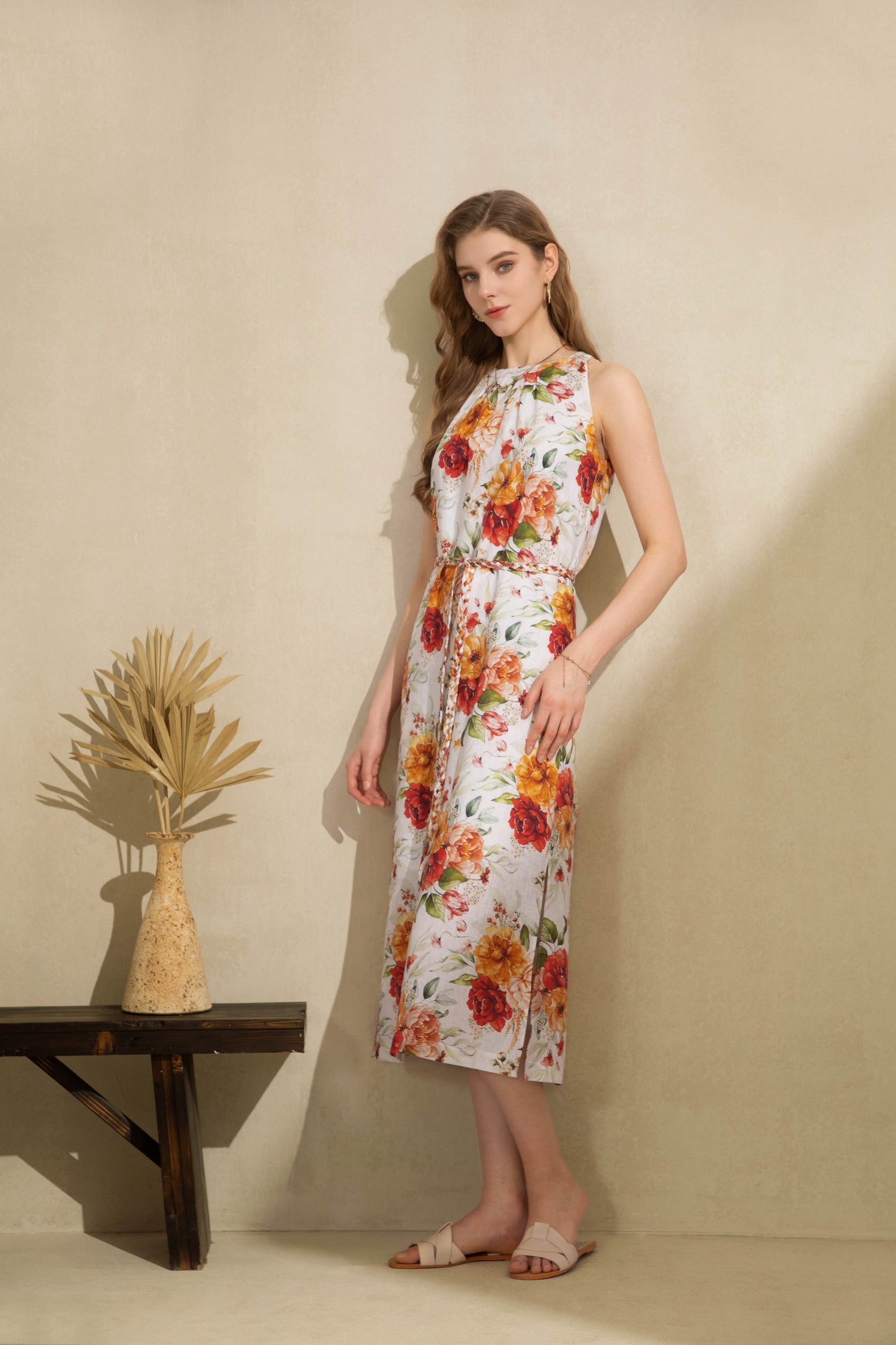 G.D.S. Aelis Linen Long Dress