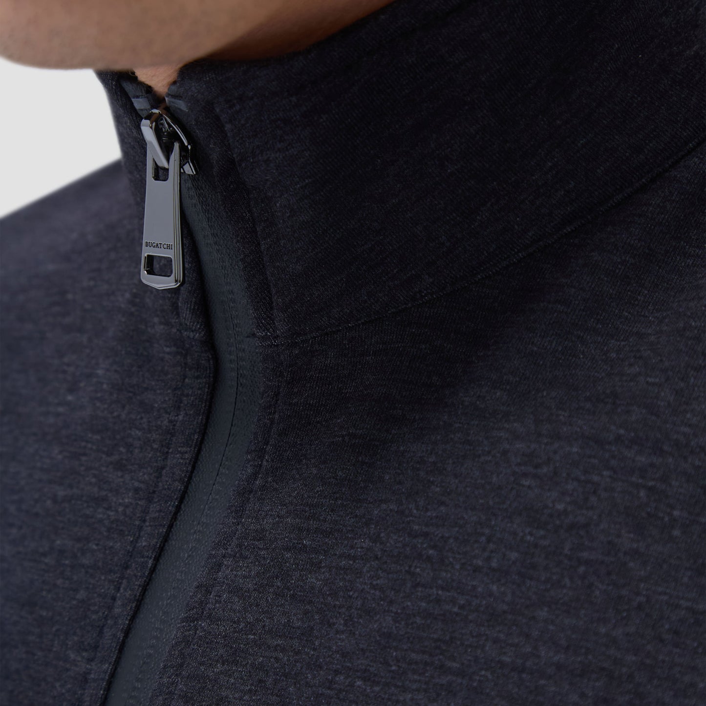 Soft Touch Black Heather Quarter-Zip Pullover