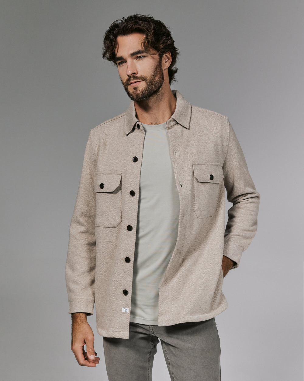 7 Diamonds Men's Generation Relaxed Overshirt