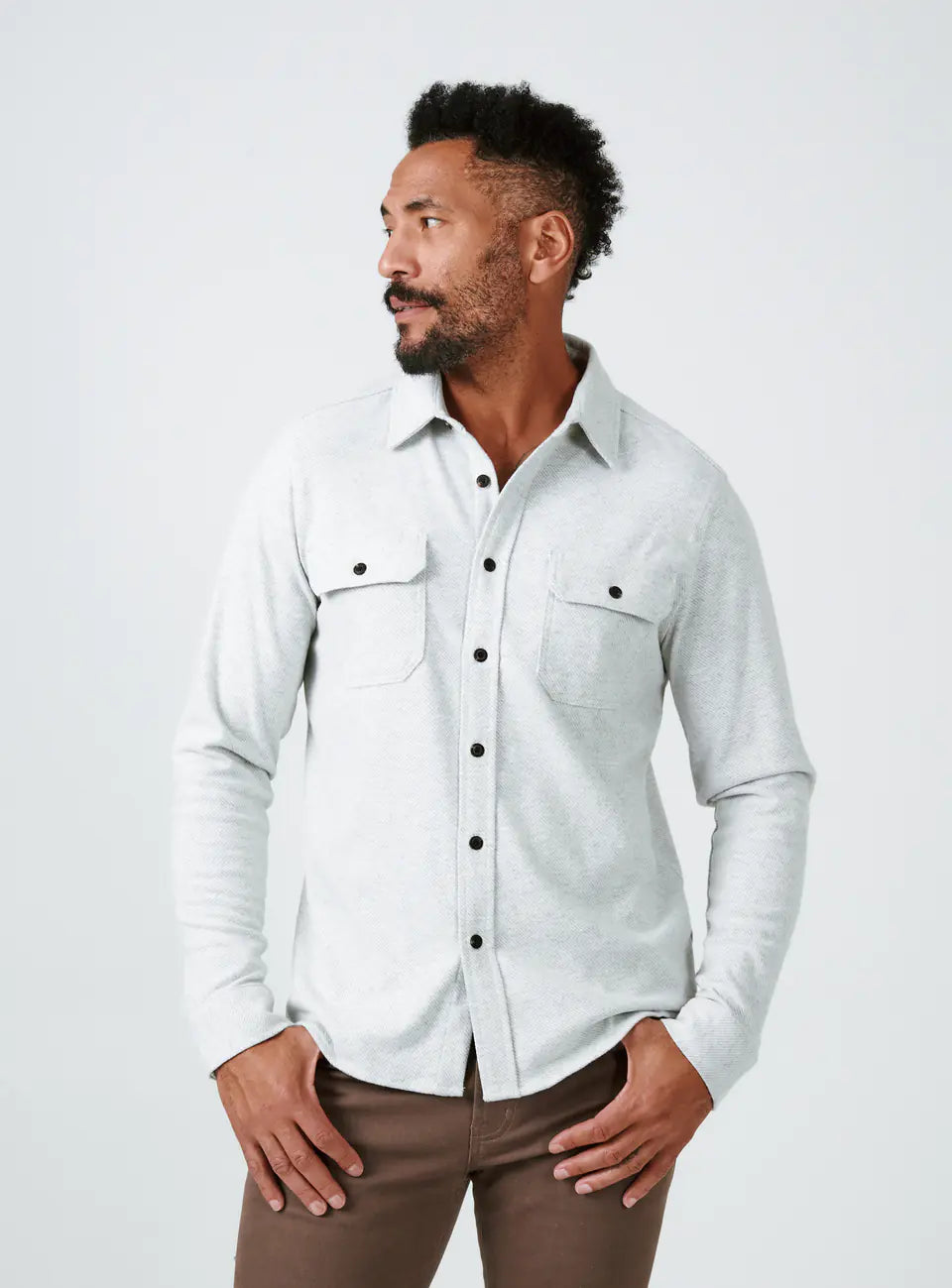 7 Diamonds Men's Generation 4-Way Stretch Long Sleeve Shirt