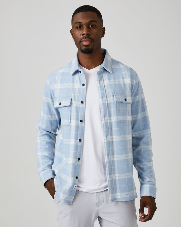 7 Diamonds Men's Generation 4-Way Stretch Long Sleeve Shirt