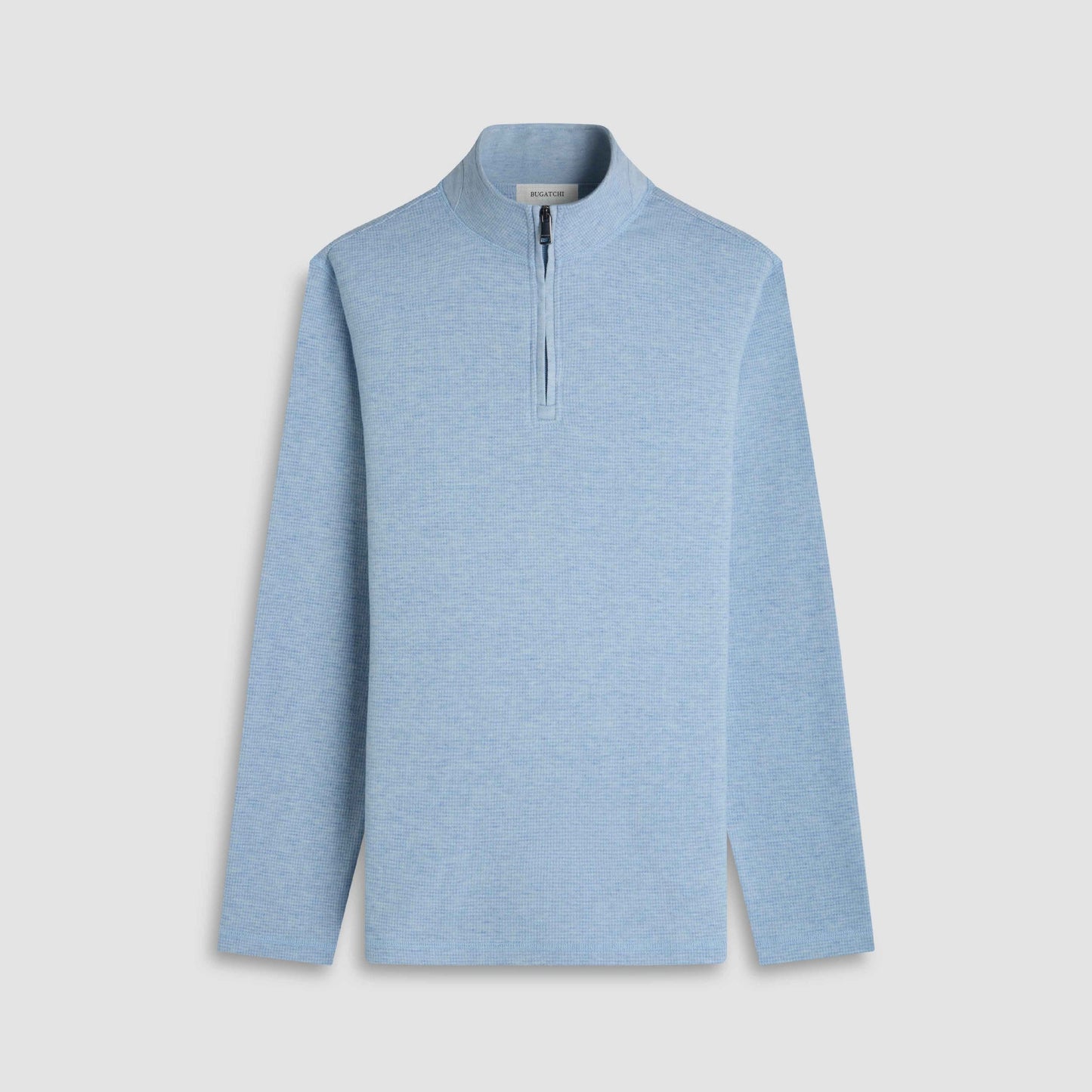 Bugatchi Houndstooth Performance Quarter Zip