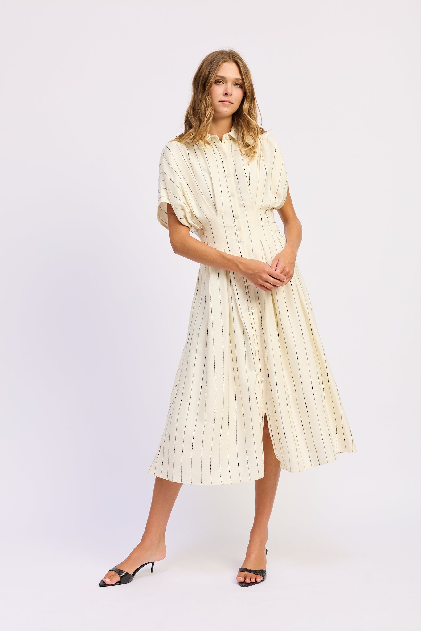 En Saison Liora Midi Shirt Dress