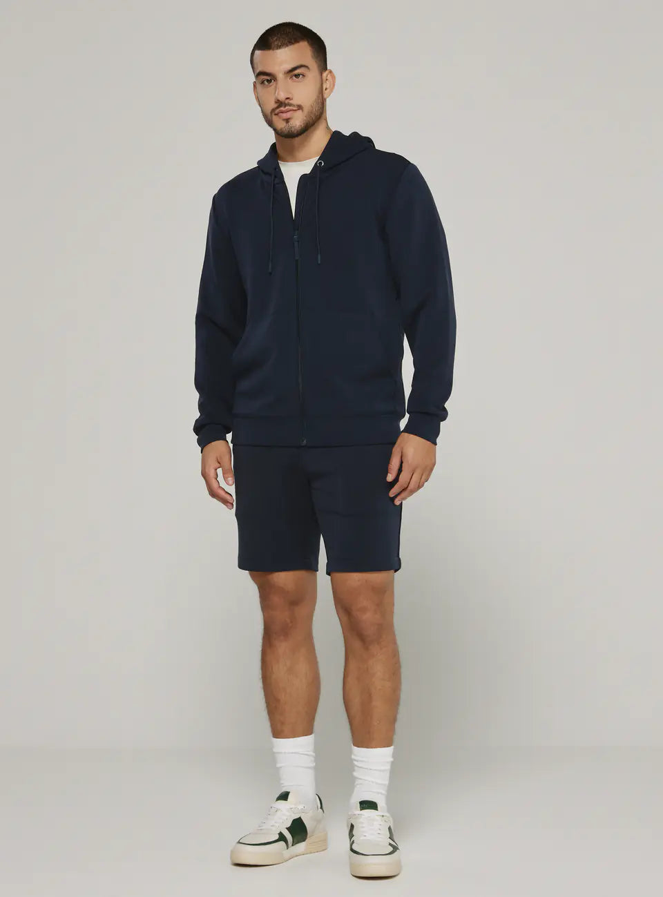 Navy 7 Diamonds Men's REV Full-Zip Hoodie