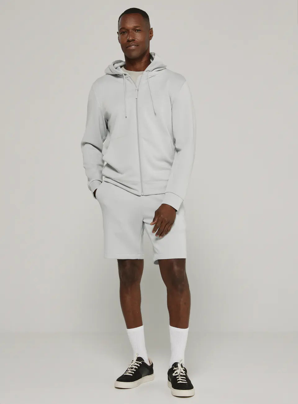 White 7 Diamonds Men's REV Full-Zip Hoodie
