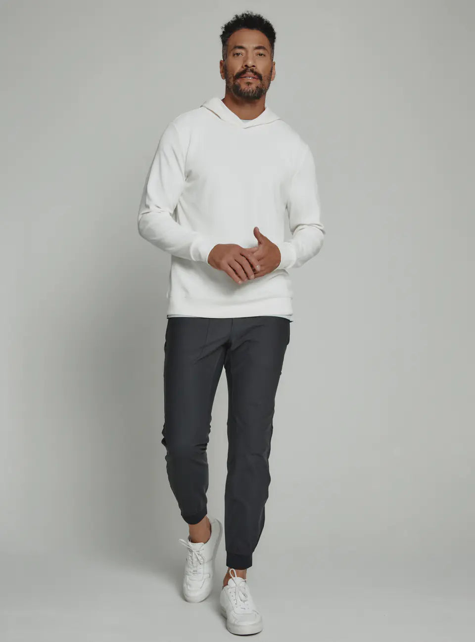 White 7 Diamonds Men's Rev Hoodie
