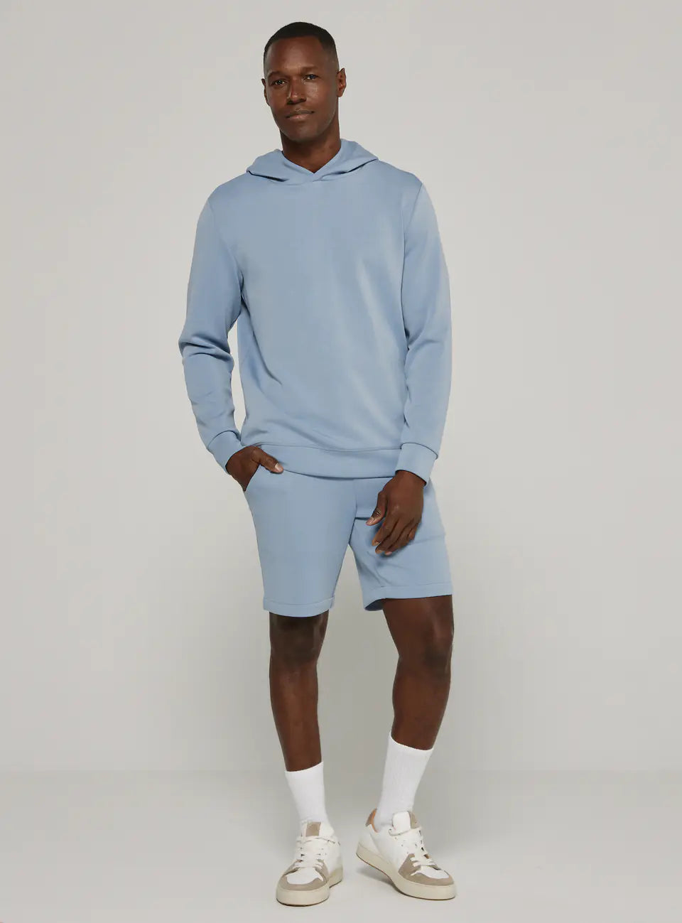 Light Blue 7 Diamonds Men's Rev Hoodie