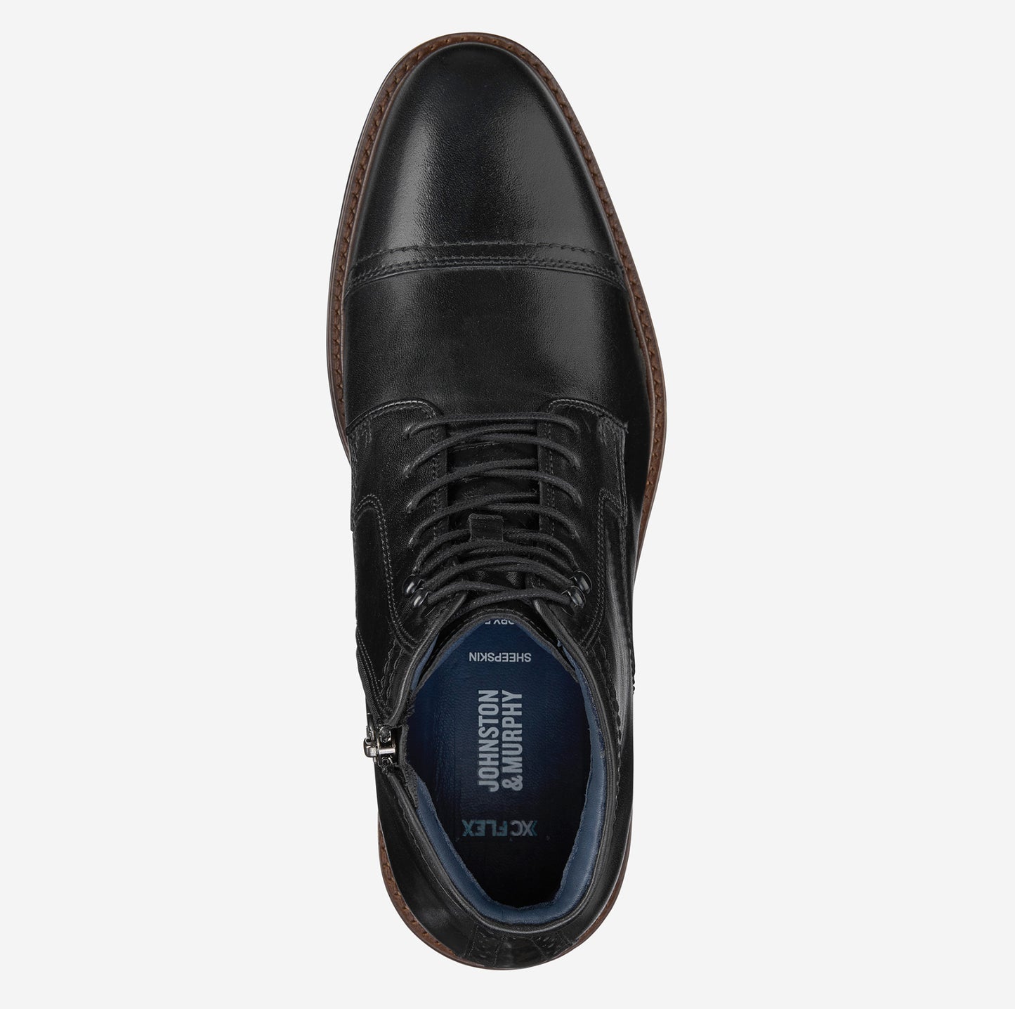 Johnston & Murphy Raleigh Cap Toe Zip Boot