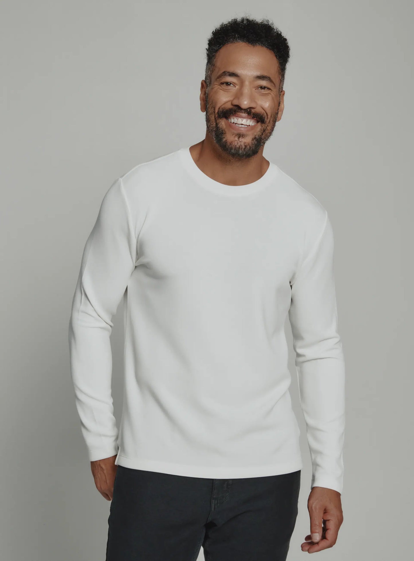 White 7 Diamonds Men's REV Long Sleeve Tee