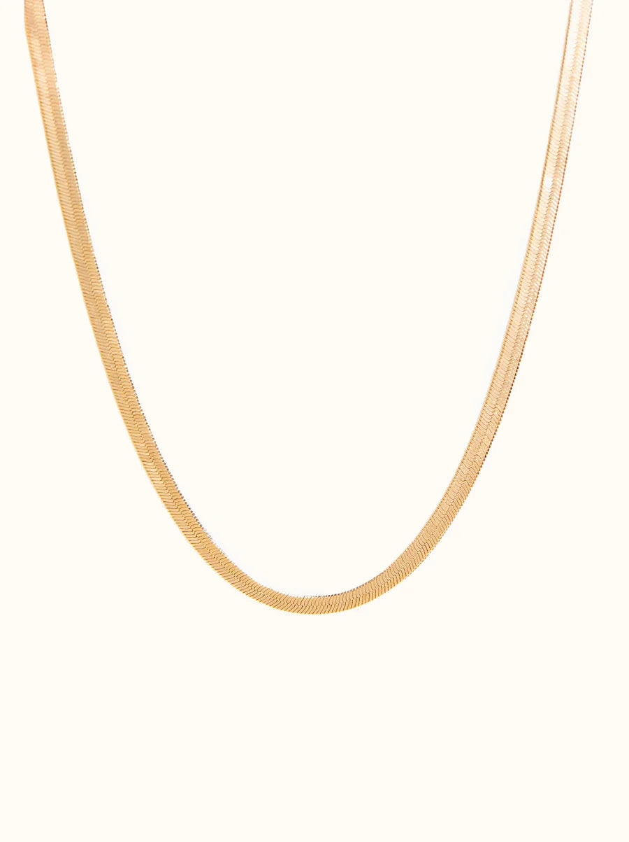 Able Herringbone Chain Necklace