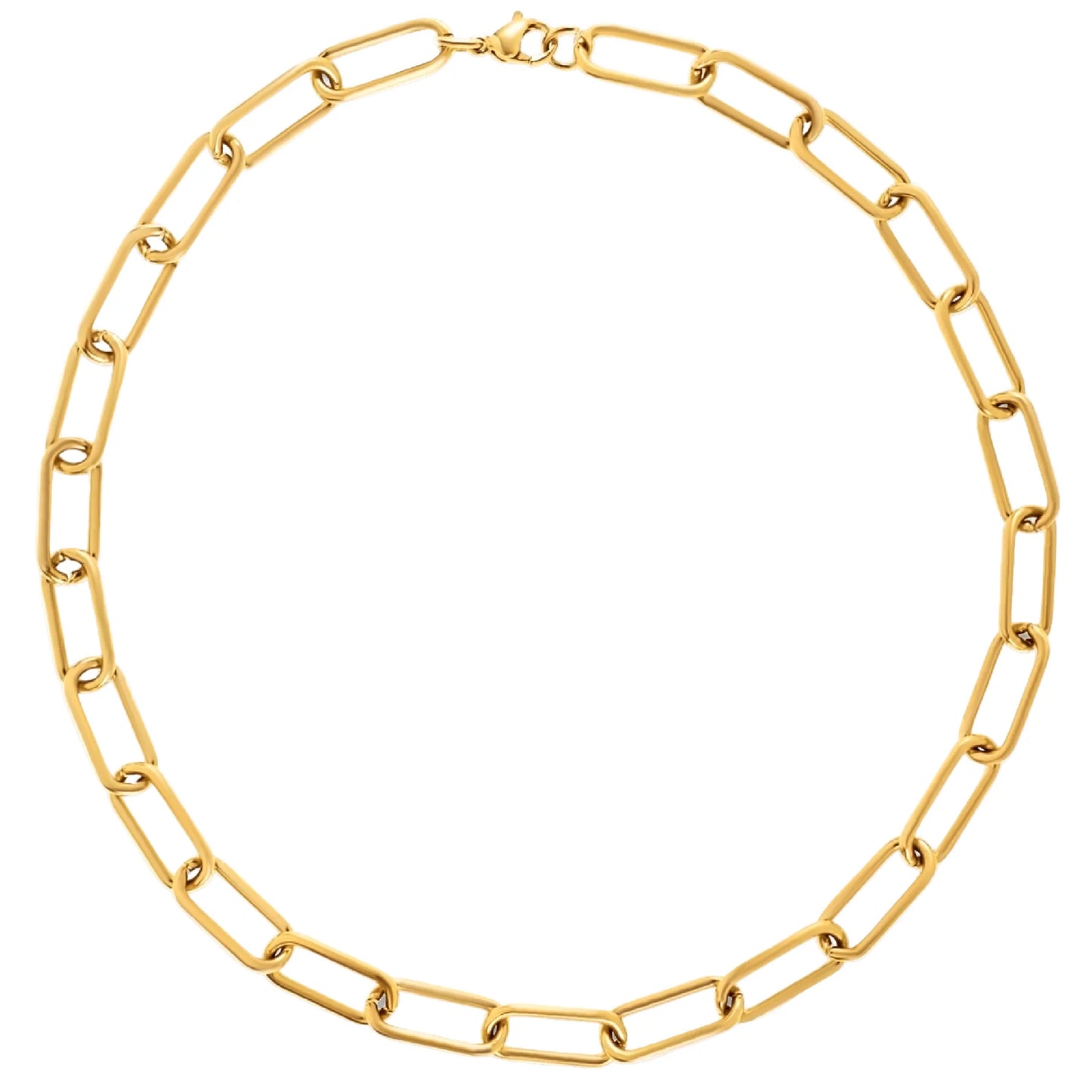 Ellie Vail Carla Paper Clip Chain Necklace