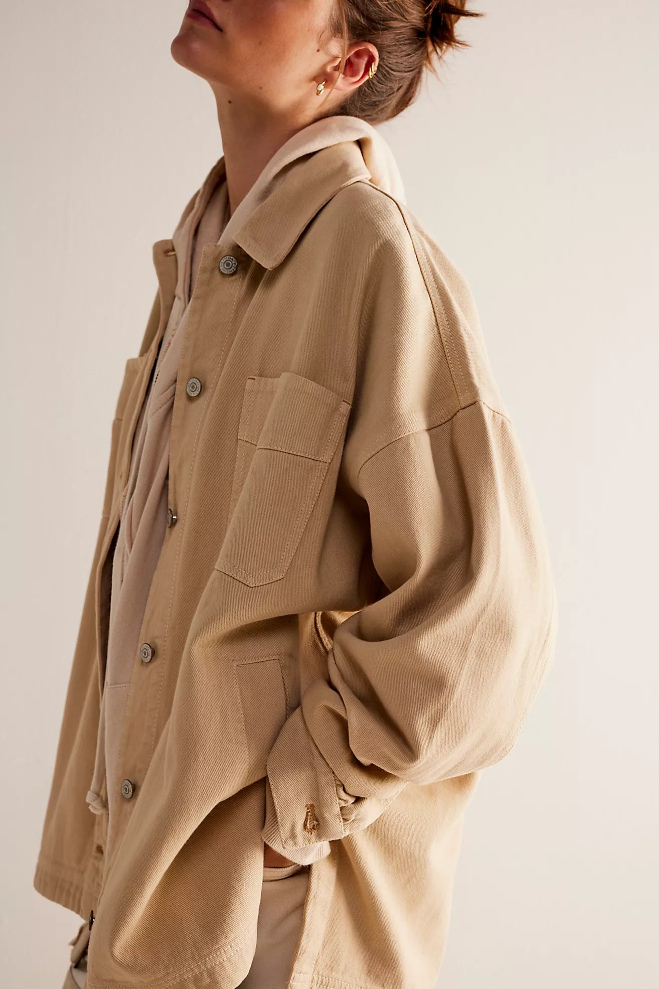 Free People Madison City Twill Jacket