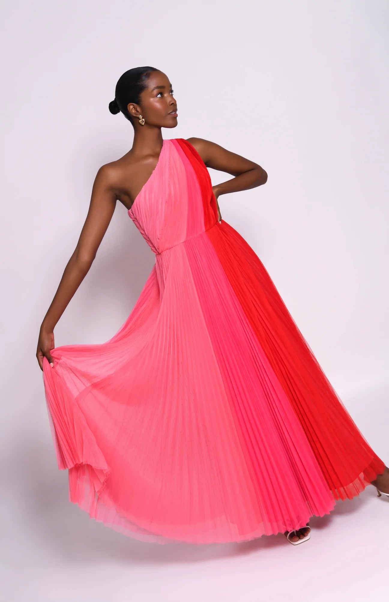 Hutch Women's Tarina Gown - Pink - Size 4 - Pink Colorblock Hutch Women's Tarina Gown - Pink - Size 4 - Pink Colorblock