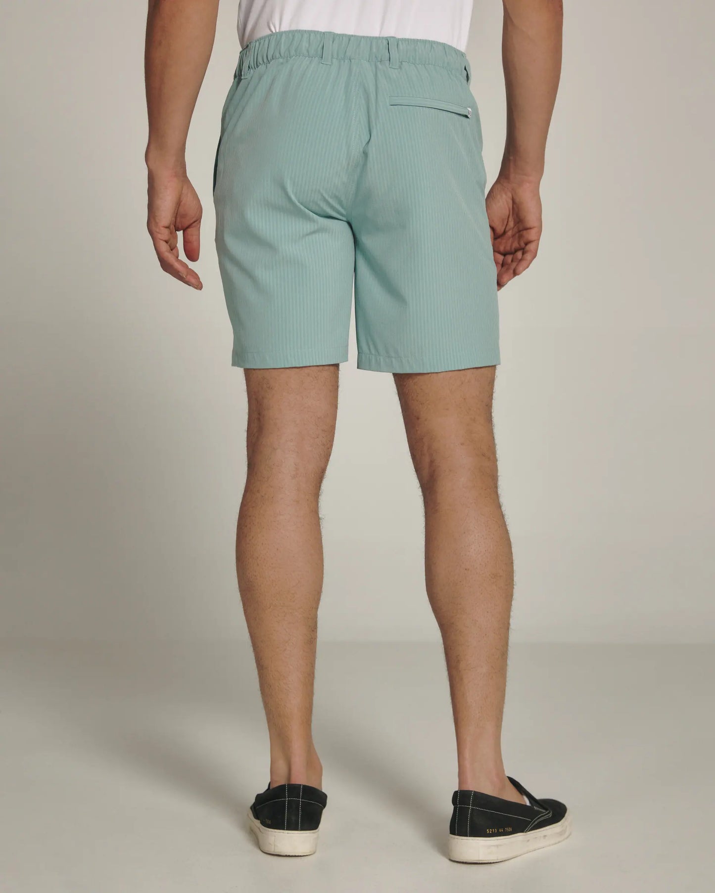 Back of Teal 7 Diamonds Carmel Short