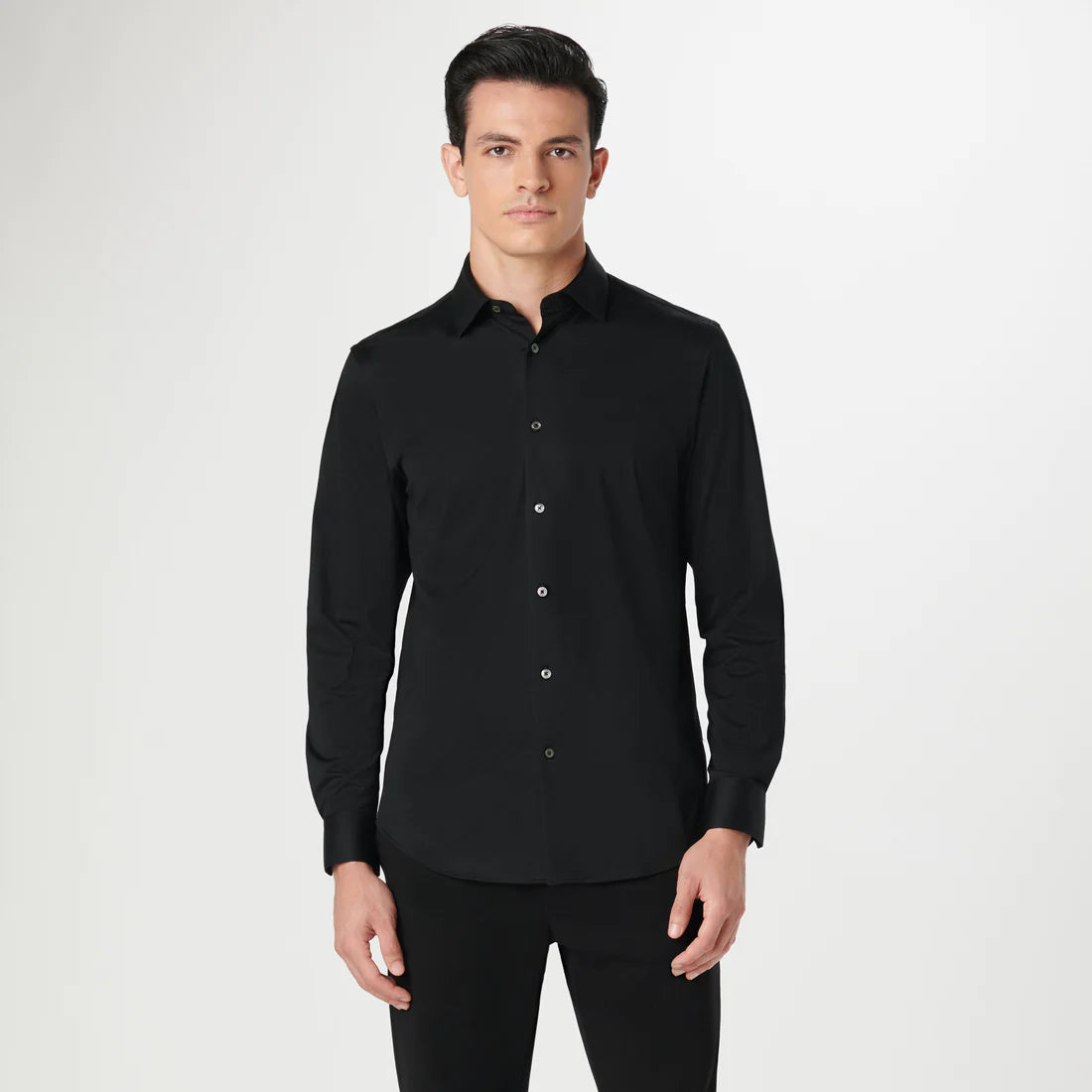 BUGATCHI James Solid OoohCotton Shirt