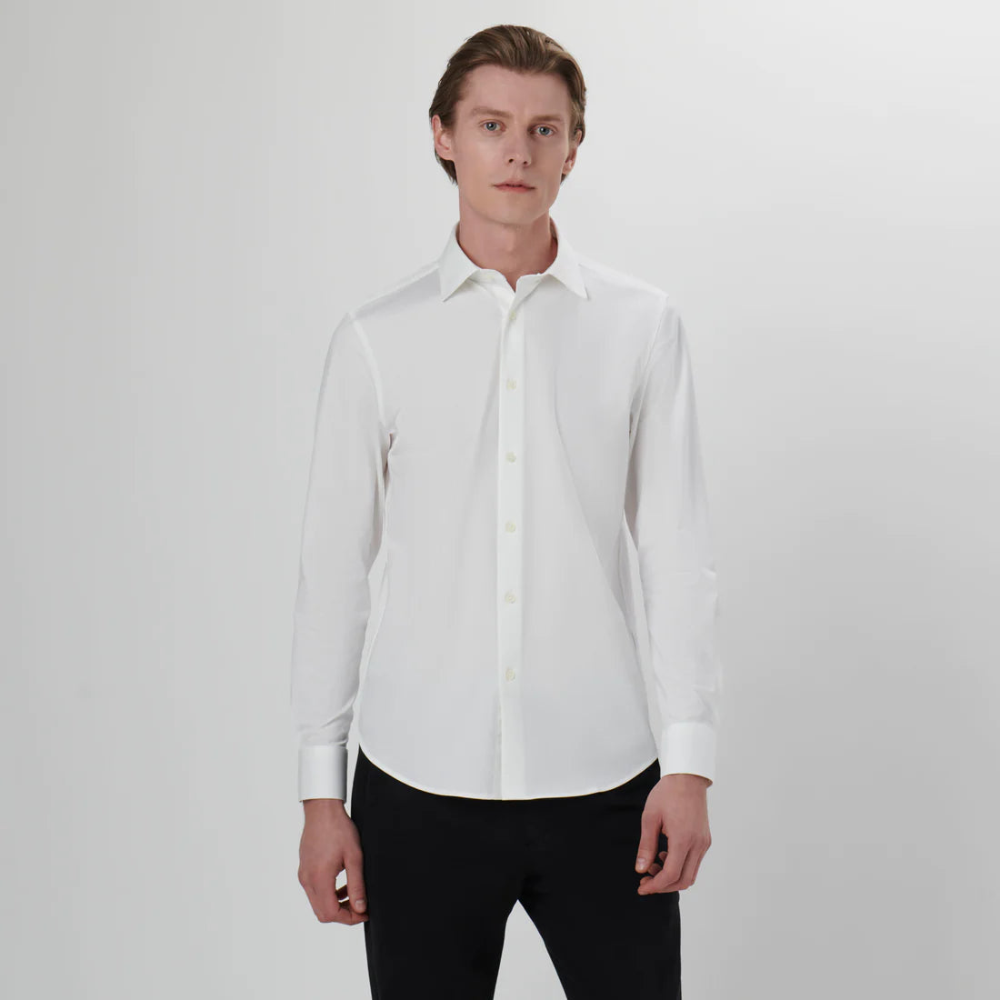 BUGATCHI James Solid OoohCotton Shirt