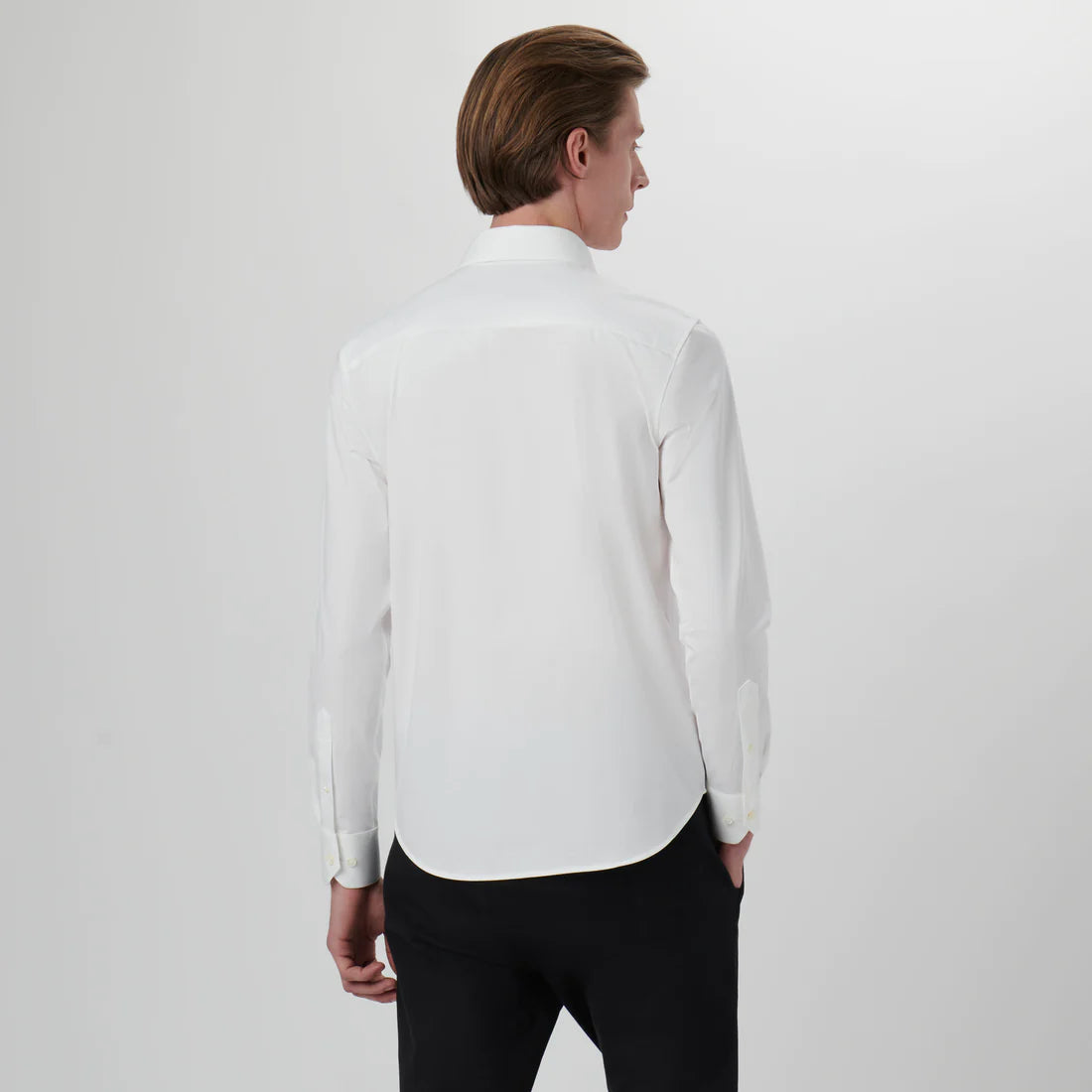 BUGATCHI James Solid OoohCotton Shirt