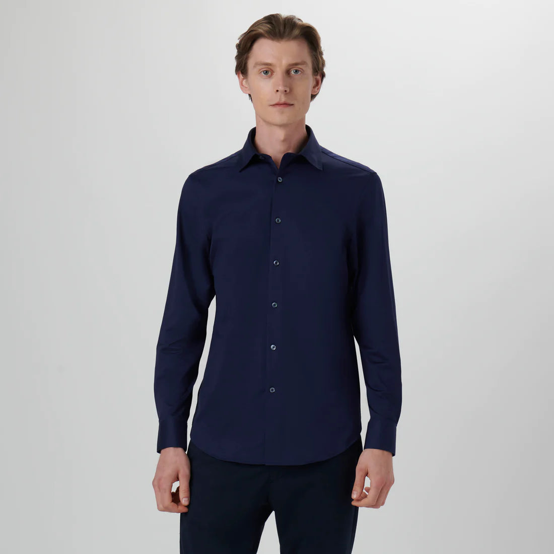 BUGATCHI James Solid OoohCotton Shirt
