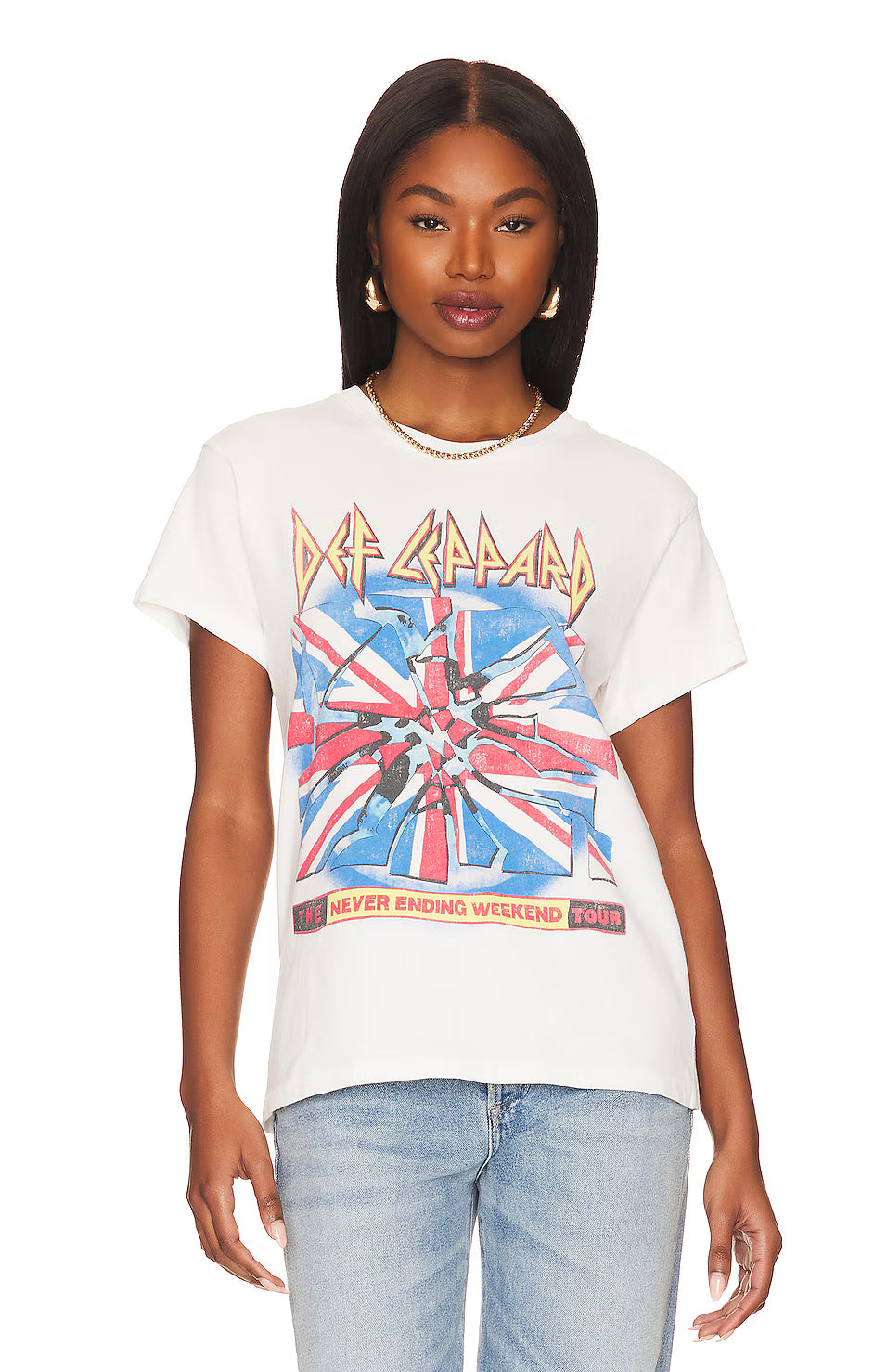 Daydreamer Def Leppard 1993 Tour Tee ( Vintage White )