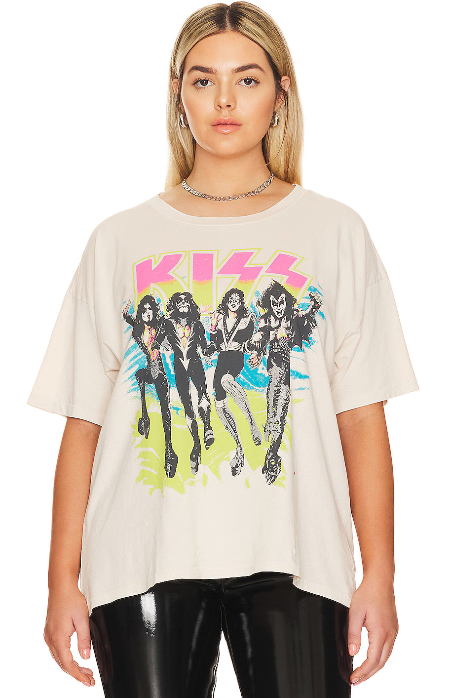 Daydreamer Kiss Destroyer Merch Tee (Dirty White)