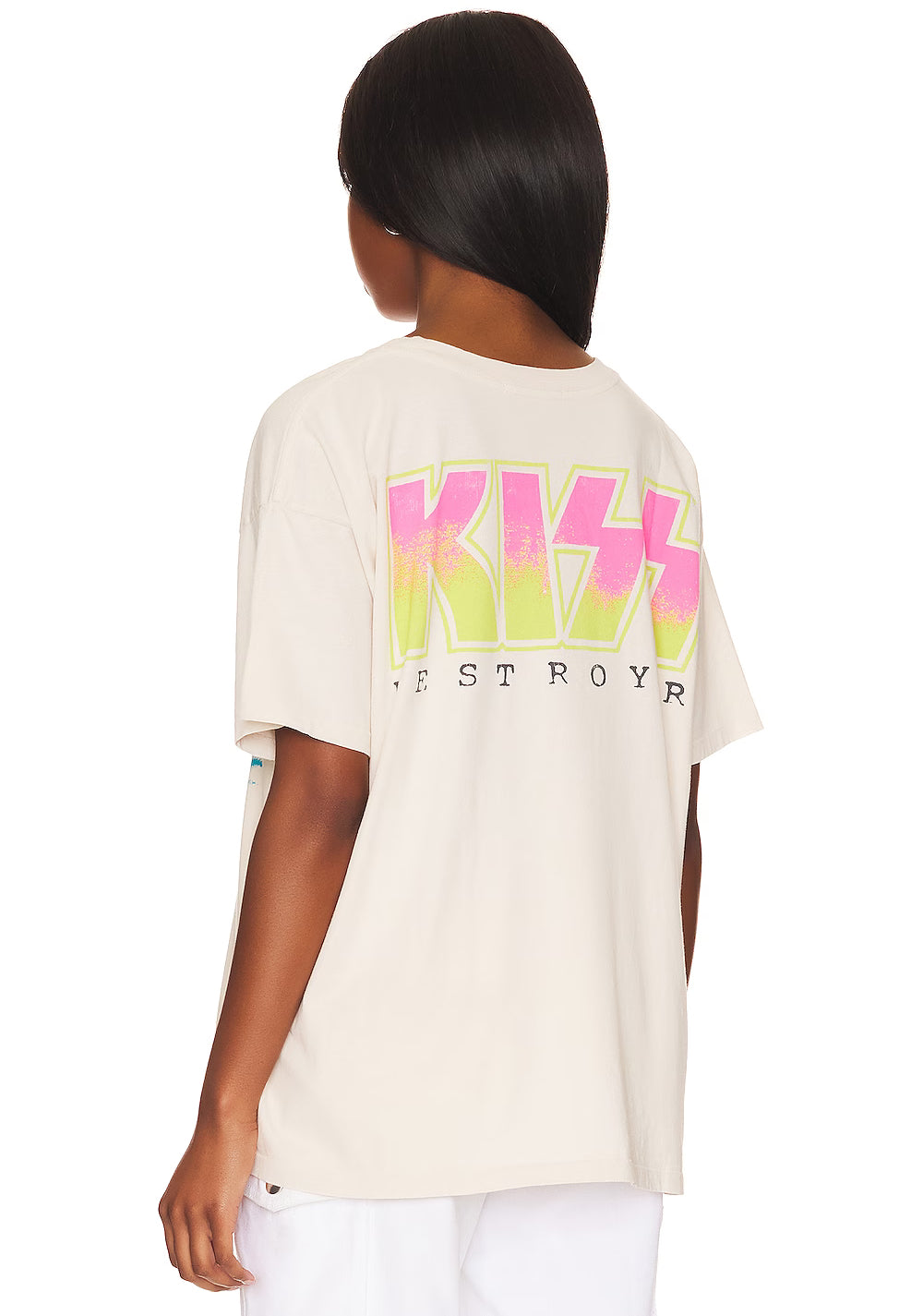 Daydreamer Kiss Destroyer Merch Tee (Dirty White)