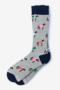 Alynn Ties Horsin' Around Socks (Gray)