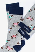 Alynn Ties Horsin' Around Socks (Gray)