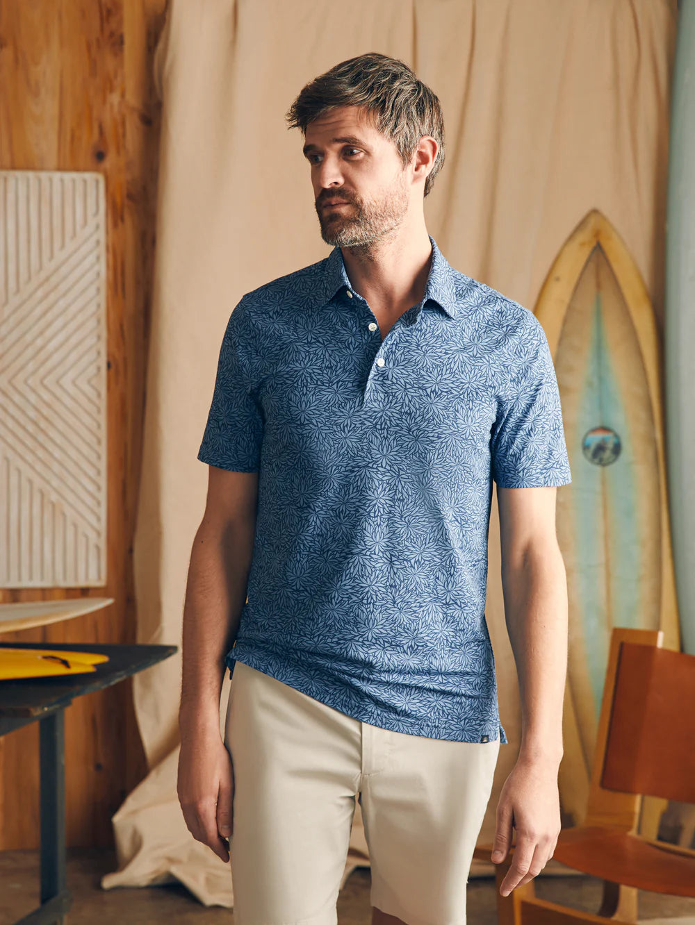 Faherty Men's Movement Pique Polo