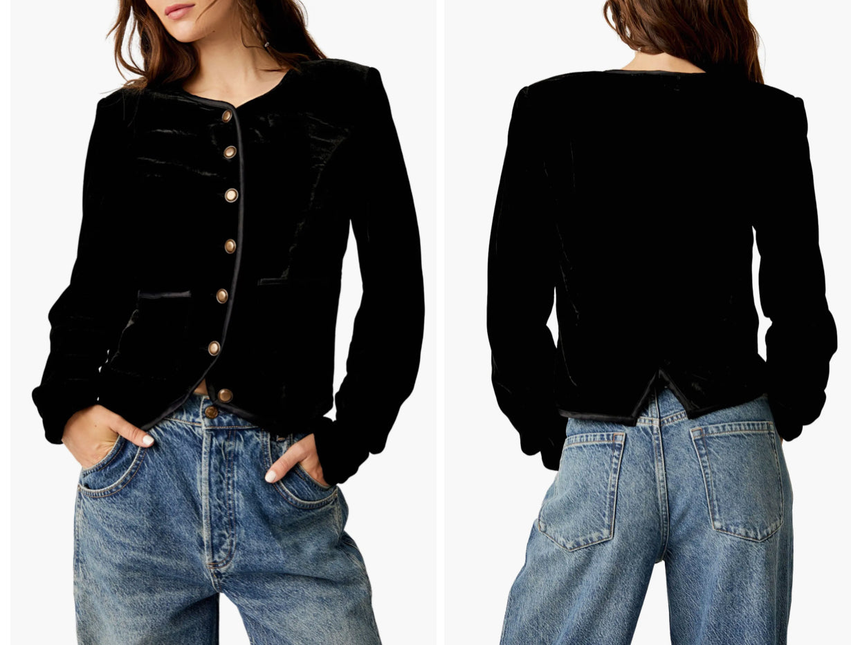 Free People Becky Jacket (Black)