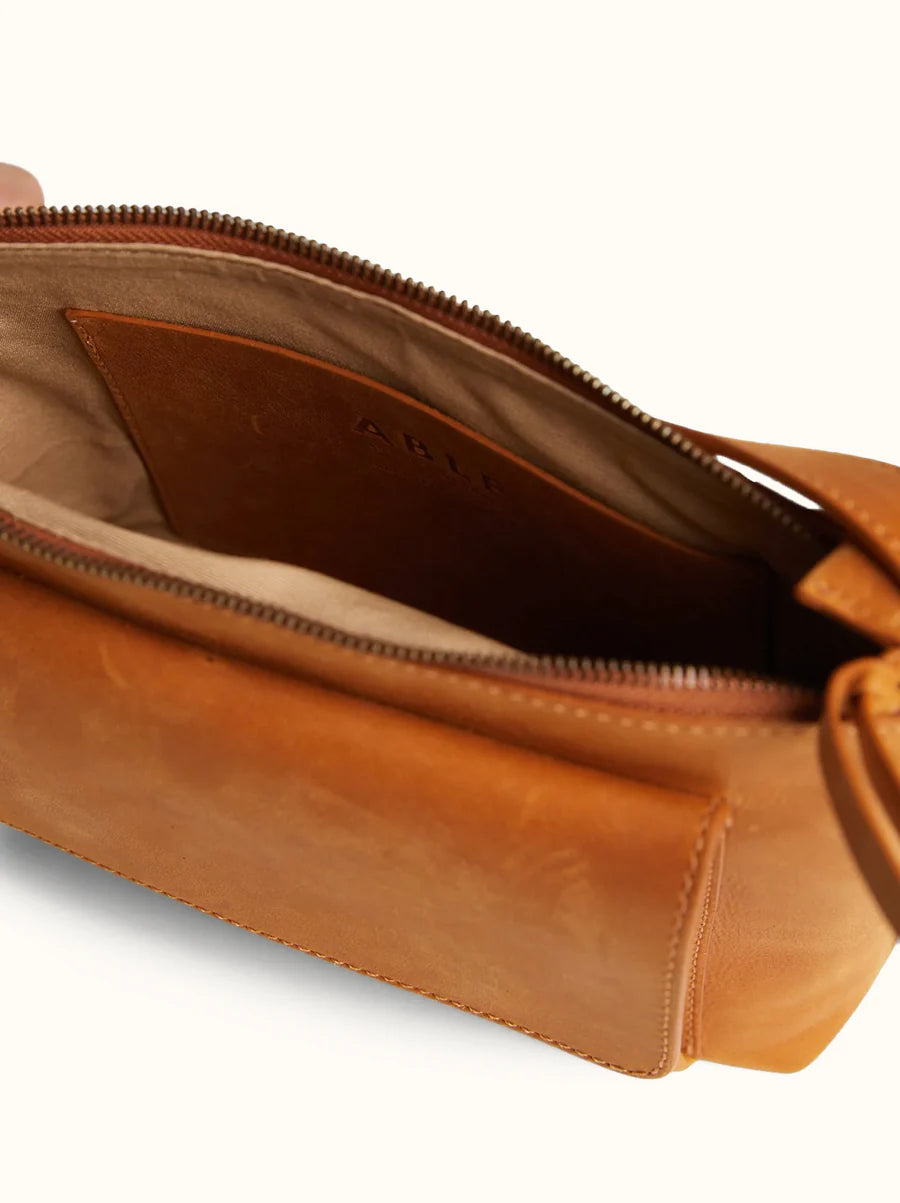 Able Olivia Crossbody (Cognac)