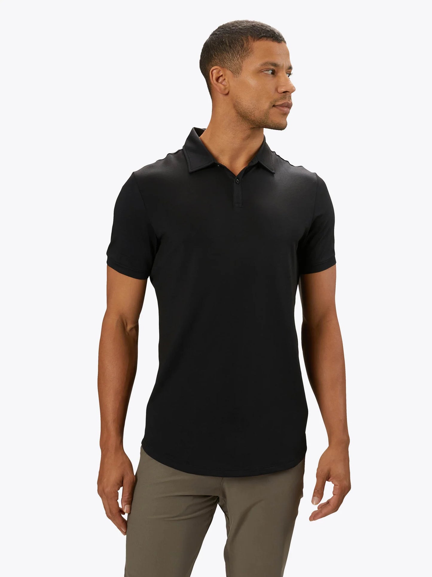 CUTS Men's Curve-Hem COZ Polo