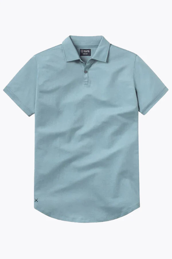 CUTS Men's Curve-Hem COZ Polo