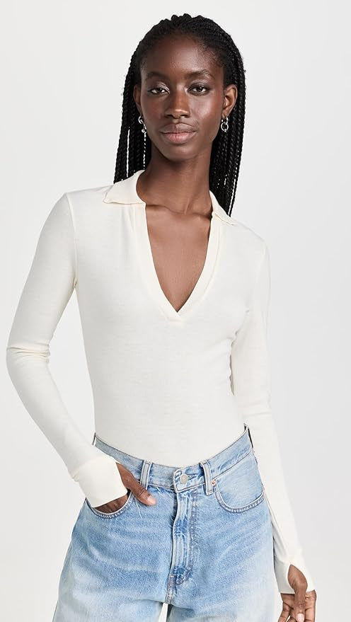 Free People Do It Right Bodysuit (Blanchette)