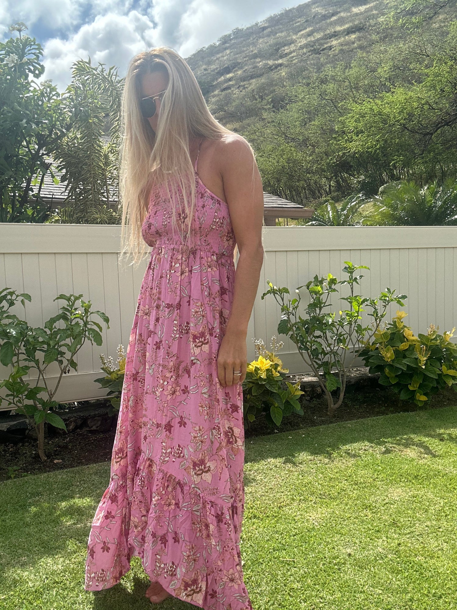 Pink free people dress hotsell