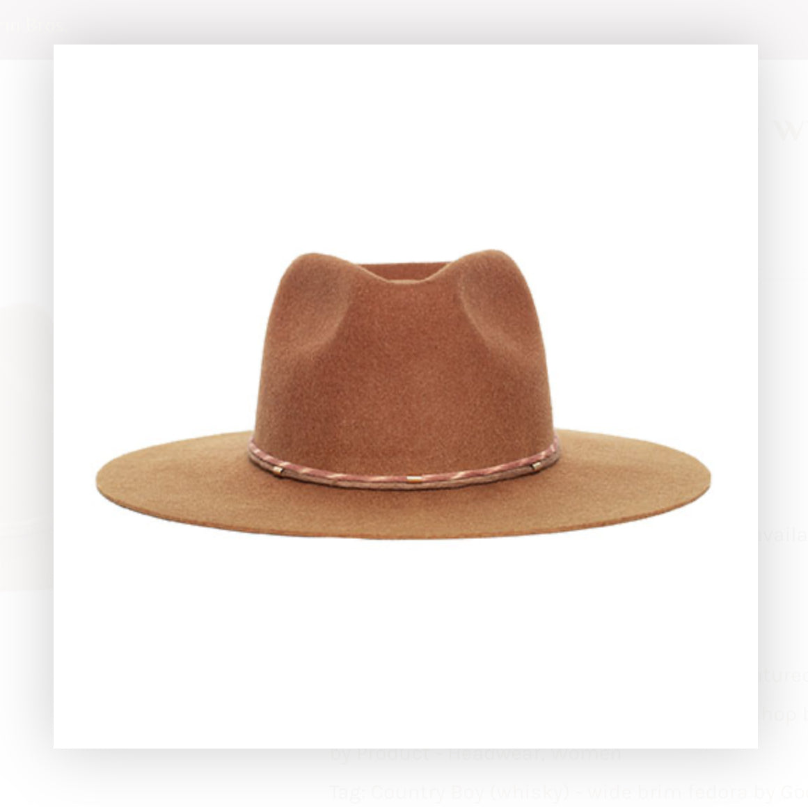 Goorin Bros - Country Boy Wide Brim Hat
