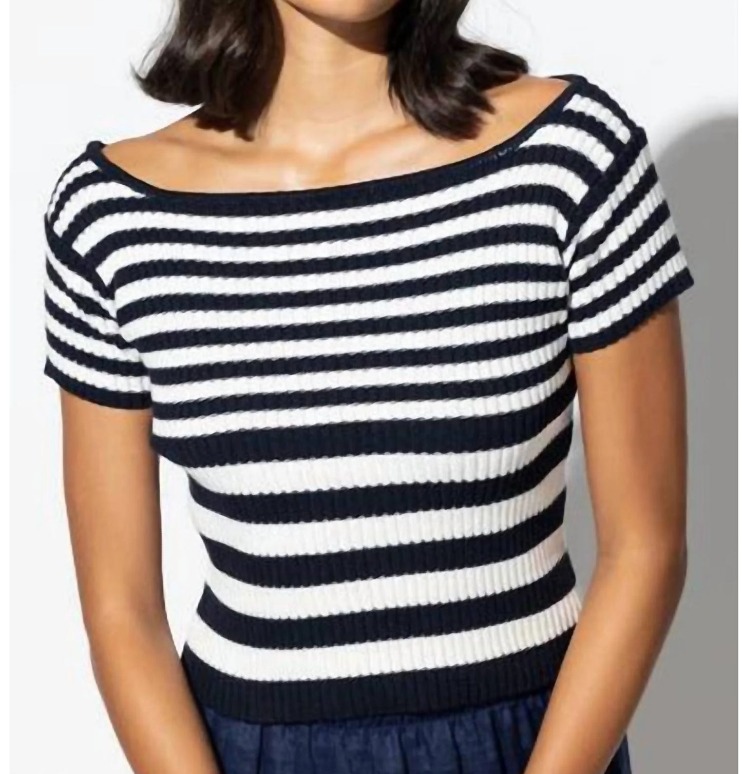 LUSANA Georgia Knitted Top