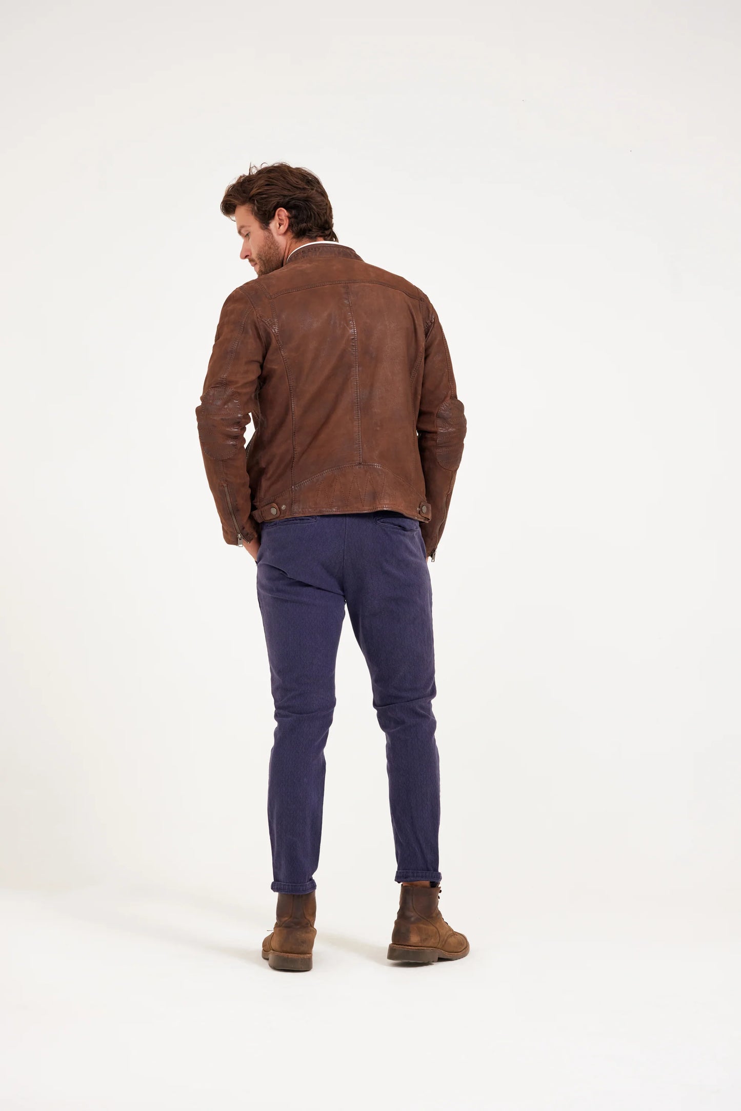 Mauritius Men's Tamio Regular Fit Leather Jacket