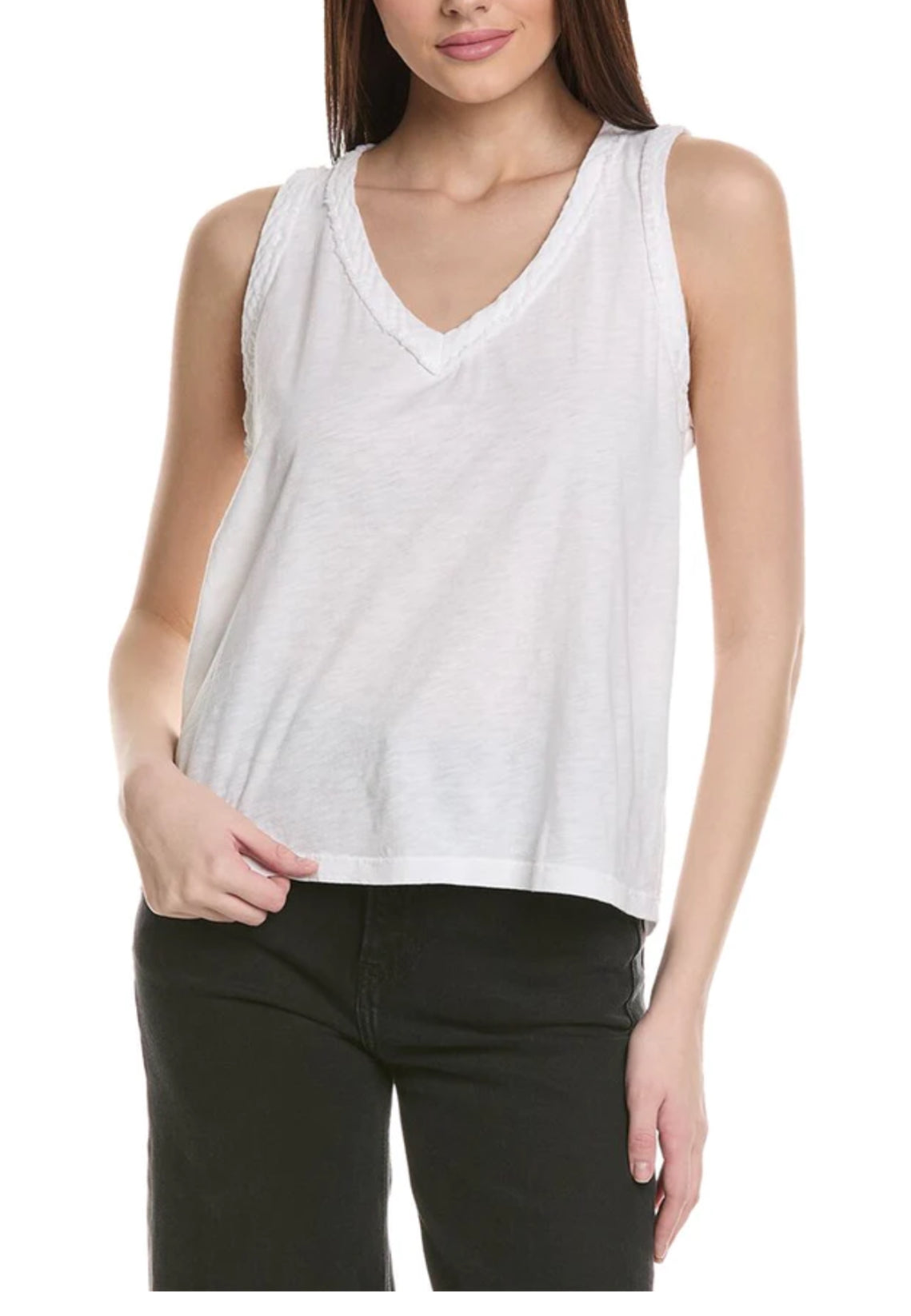 Michael Stars Dina Mix V-Neck Tank