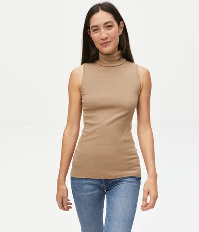 Michael Stars Women's Hillary Turtleneck Shell