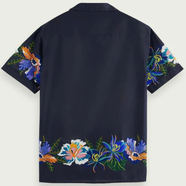 Scotch & Soda Cotton Voile Printed Shirt