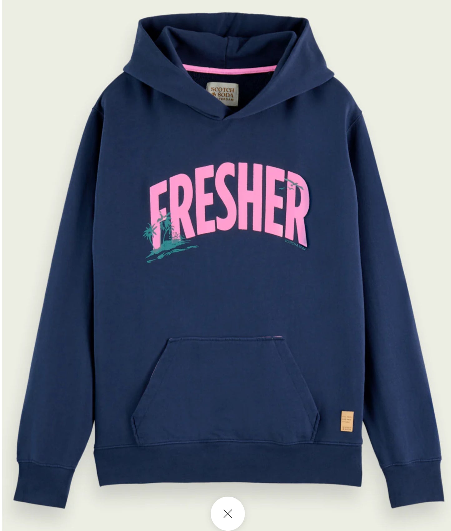 Scotch and Soda Fluo Fresher Graphic Hoodie